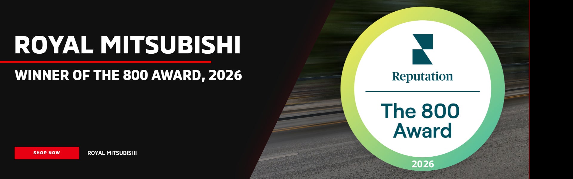 Reputation 800 Award